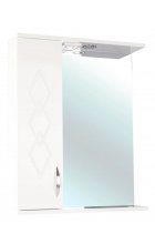 Элеганс-50 зеркало-шкаф бежевое лев.(свет.)