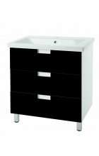 Пегас-90 тумба с 3 ящ. черный