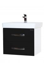 Рокко-60 зеркало с полкой черное