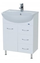 Уют-60 тумба с 3 ящ. белая Н