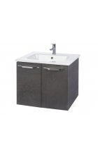 Луиджи-60 тумба подвесная прямая серый (ПВХ) Луиджи-60 тумба подвесная прямая серый (ПВХ)