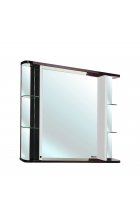 Рио-90 зеркало с ИК выкл. комбин. черное/белое (свет.)