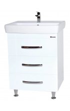 Рокко-60 тумба с 3 ящ. белая Н (ТИГОДА)