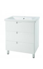 Пегас-80 тумба с 3 ящ. белый