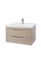 Санриса-100 тумба подвесная с 2 ящ. капучино (ПВХ)