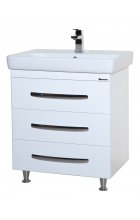 Рокко-70 зеркало с полкой белое Рокко-70 зеркало с полкой белое