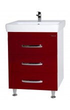Рокко-50 тумба с 3 ящ. красная (МИНИ)