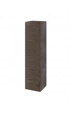 Санриса-35 пенал подвесной с 2 ящ. орех (ПВХ) лев./прав.