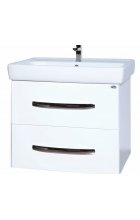 Рокко-70 тумба подвесная с 2 ящ. белая Н (ТИГОДА)