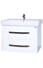 Рокко-80 тумба подвесная с 2 ящ. белая Н (ТИГОДА)