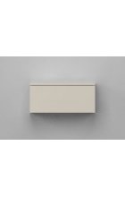 Тумба подвесная Unit 60, выс. 27, выдв. ящик, шелк шампань