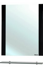 Рокко-80 зеркало с полкой черное