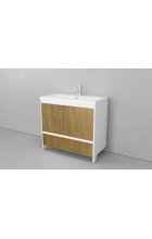 Тумба напольная Klaufs 90 (шатане/белый)