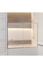 Шторка на ванну RGW SC-043 170х150 прозрачное стекло
