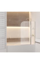 Шторка на ванну RGW SC-07 100х150 прозрачное стекло