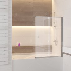 Шторка на ванну RGW SC-40 100х150 прозрачное стекло