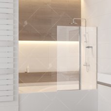 Шторка на ванну RGW SC-11 100х140 прозрачное стекло