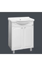 Александра - 55 Тумба прямая бел.мет. П-Але01055-352Пр