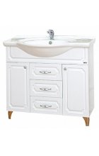 Александра - 85 Тумба белый металлик П-Але01085-352