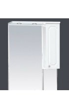 Александра - 65 зерк-шкаф прав.(свет) белый мет П-Але04065-352СвП