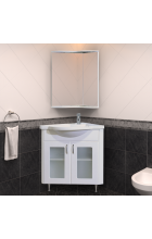 Аквалина - 60 Тумба угловая со стеклом Аквалина - 60 Тумба угловая со стеклом