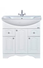 Валерия - 85 Тумба с 2 ящ. белая фактур. П-Влр01085-372Я