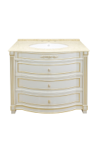 Tiffany 100 с 3-мя ящиками бежевая сусальное золото Л-Тиф01100-3813Я