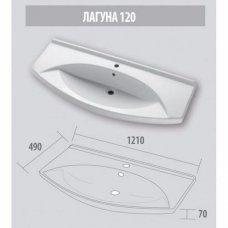 Джулия -120 Тумба прямая черная Л-Джу01120-0210Пр