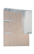 Флори 85 Зеркало-шкаф (свет) прав. Э-Флр04085-011СвП Флори 85 Зеркало-шкаф (свет) прав. Э-Флр04085-011СвП