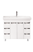 София - 100 Тумба с 6  ящ. белая эмаль П-Соф01100-0116Я