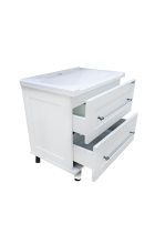 Марта 80 тумба напольная белая факт. П-Мрт01080-012