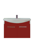 Джулия - 75 Тумба подвесная красная Л-Джу01075-0410По