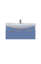 Джулия 105 тумба подвесная синяя Л-Джу01105-1110По Джулия 105 тумба подвесная синяя Л-Джу01105-1110По