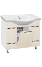 Жасмин 86 с 2-мя ящиками и Б/К бежевая П-Жас01085-031К2Я