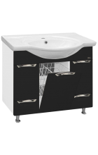 Жасмин 86 с 2-мя ящиками и Б/К черная П-Жас01085-021К2Я