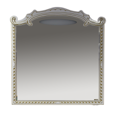 Элис -120 Зеркало белое патина/стекло Л-Эли02120-013