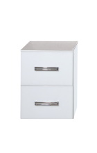 Атланта 38 тумба с 2-мя ящиками белый жасмин Л-Атл09038-01П2Я