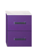 Атланта 38 тумба с 2-мя ящиками сиреневая Л-Атл09038-15П2Я