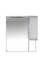 Кари - 90 Зеркало - шкаф прав. белая пленка Э-Кар03090-013П Кари - 90 Зеркало - шкаф прав. белая пленка Э-Кар03090-013П