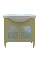 Анна - 90 Тумба прямая оливковая П-Анн-01090-410
