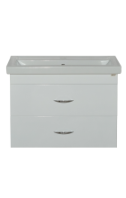 Фостер - 60 Тумба подвесная с 2 ящ. Белая Э-Фос01060-012ЯП
