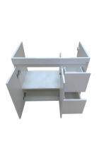 Фостер - 80 Тумба напольная с 2 ящ. правая белая Э-Фос01080-01Н2ЯП