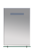 Лика - 65 Зеркало с полочкой (свет) П-Лик03065-Св Лика - 65 Зеркало с полочкой (свет) П-Лик03065-Св