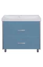 Джулия Qvatro - 90 тумба с 2-мя ящиками голубая Л-Джк01090-06102Я Джулия Qvatro - 90 тумба с 2-мя ящиками голубая Л-Джк01090-06102Я