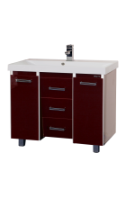 Джулия Qvatro -105 с 3-мя ящиками бордовая Л-Джк01105-1010Ко3