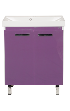 Джулия QVATRO - 75 Тумба прямая сиреневая Л-Джк01075-1510Пр