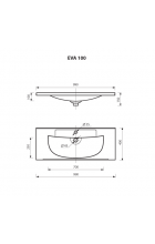 Марта -100 Тумба напольная темный бетон П-Мрт-01100-2513Н