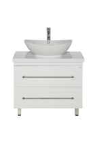 Гамма - 80 тумба напольная белая эмаль с 2 ящ. П-Гам01080-0112Я Гамма - 80 тумба напольная белая эмаль с 2 ящ. П-Гам01080-0112Я