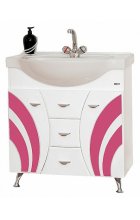 Каролина 70 L розовая витраж П-Крл01070-2953Я