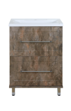 Марта - 60 Тумба напольная цинк П-Мрт01060-211